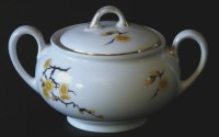 Royal Bayreuth of Bavaria Sugar Bowl ROB19 Orange Blossom China